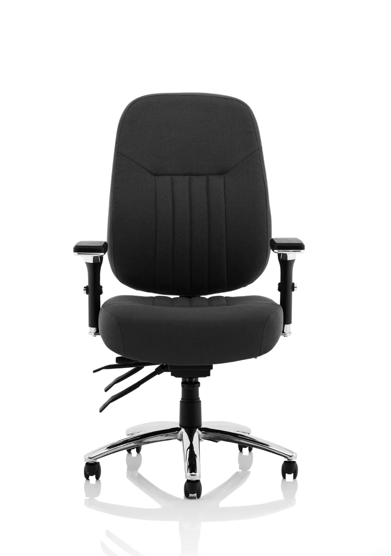 Barcelona Deluxe Fabric Operator Chair - NWOF