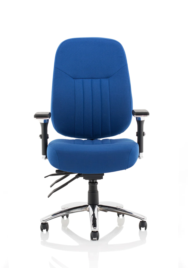 Barcelona Deluxe Fabric Operator Chair - NWOF