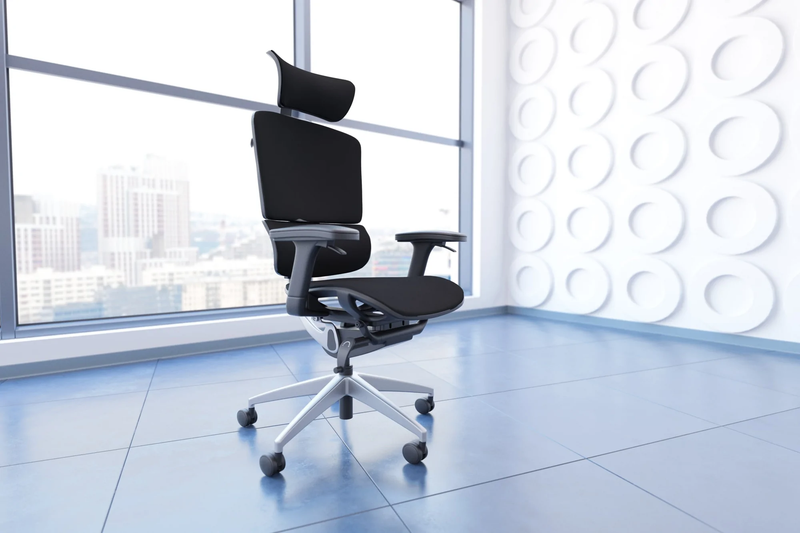Ergo Click Plus Posture Chair - Black Fabric - NWOF