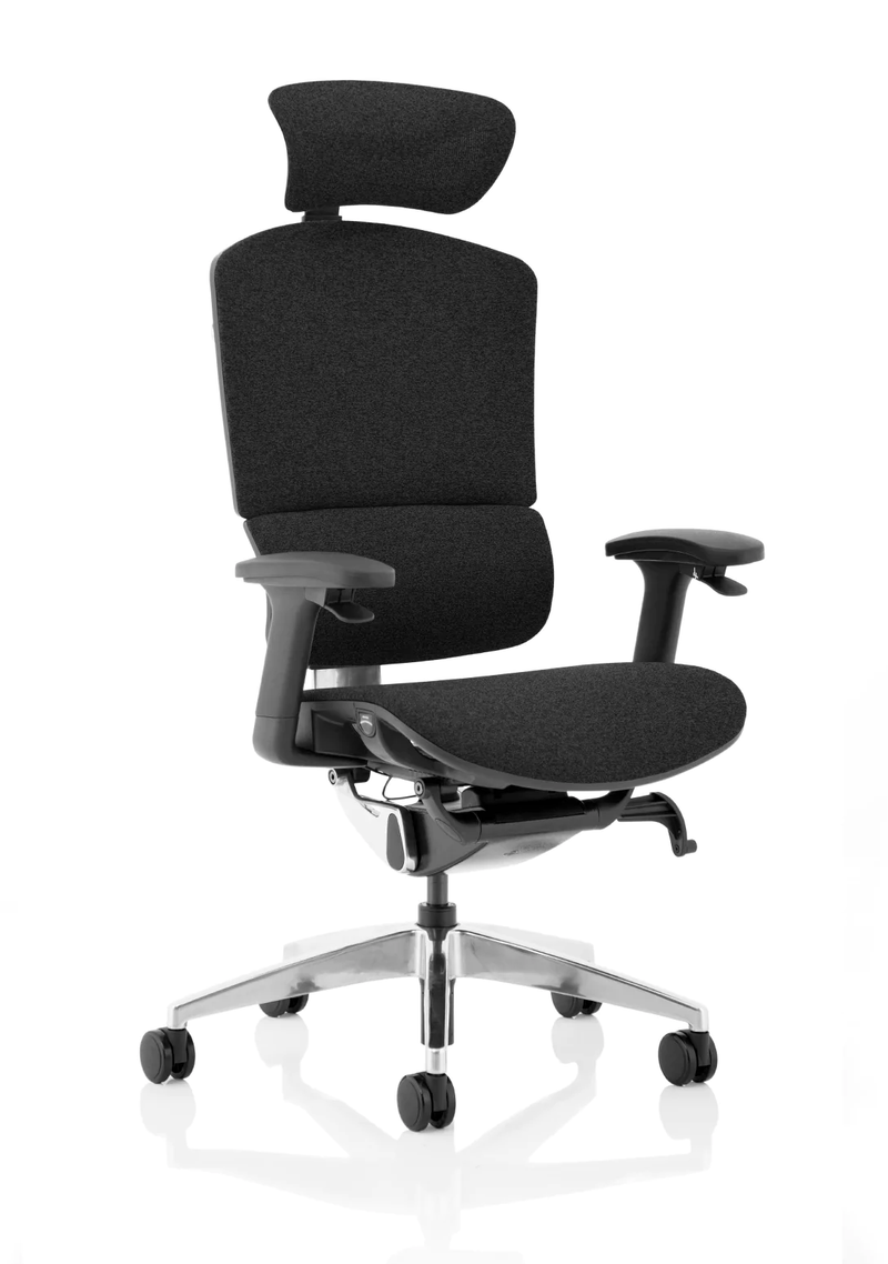 Ergo Click Plus Posture Chair - Black Fabric - NWOF
