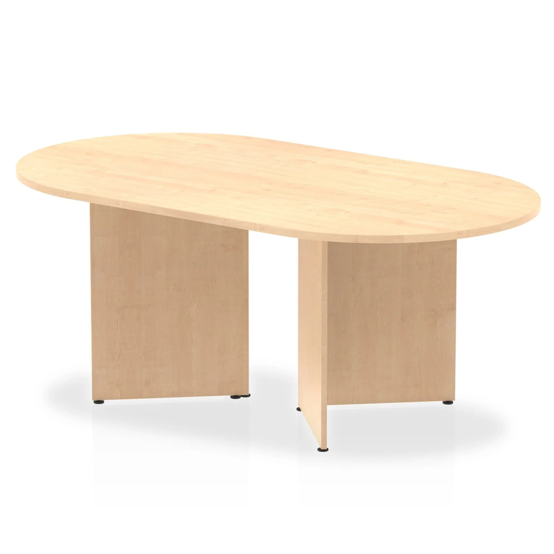 Impulse Boardroom Table Arrowhead Leg - Maple - NWOF