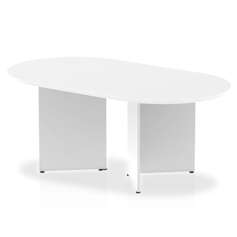 Impulse Boardroom Table Arrowhead Leg - White - NWOF
