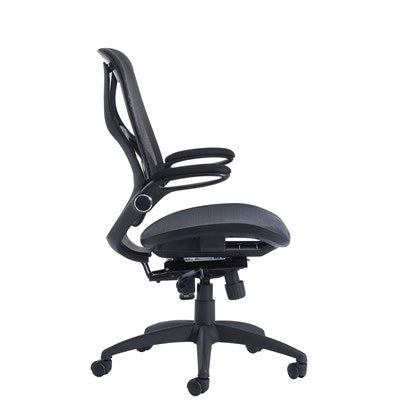 Napier High Mesh Back Operator Chair With Mesh Seat - Black - Flogit2us.com