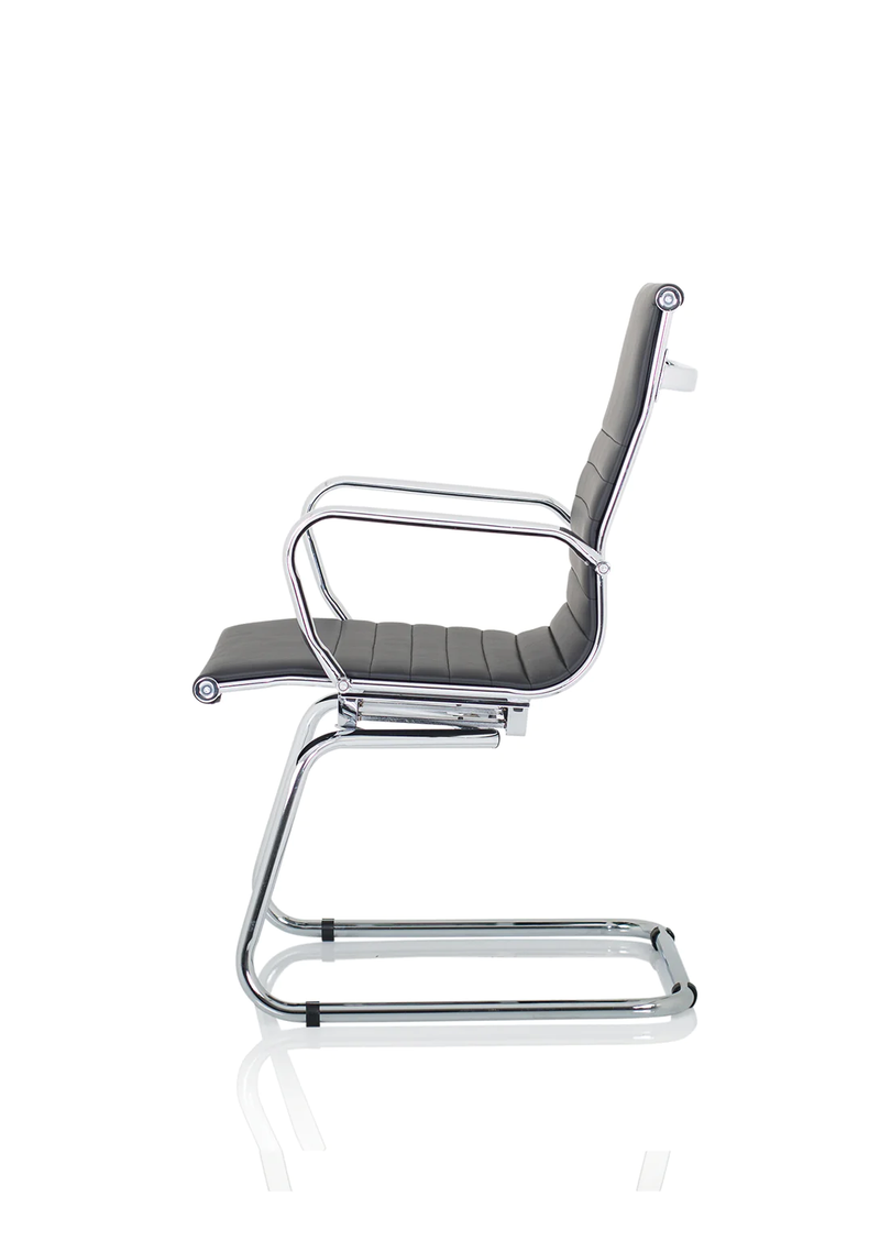 Nola Cantilever Chair - Black - NWOF