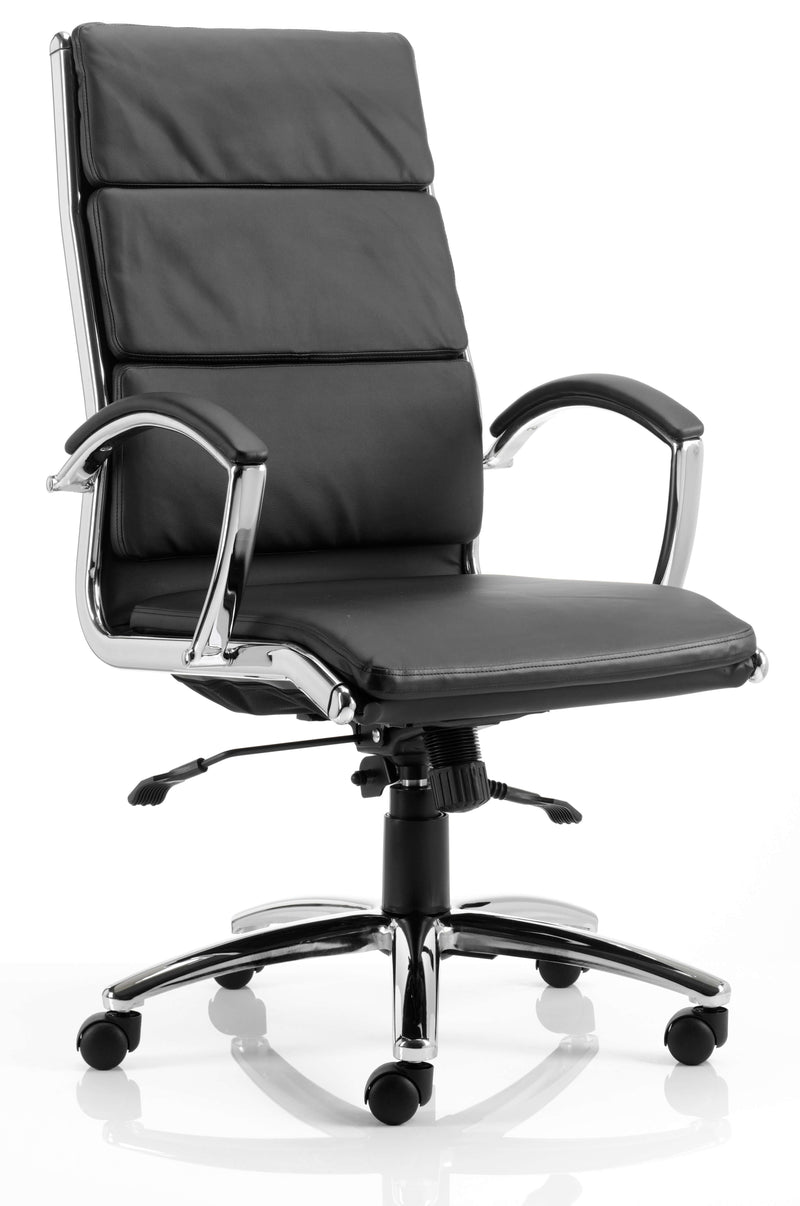 Classic Executive Chair Black With Arms High Back - NWOF