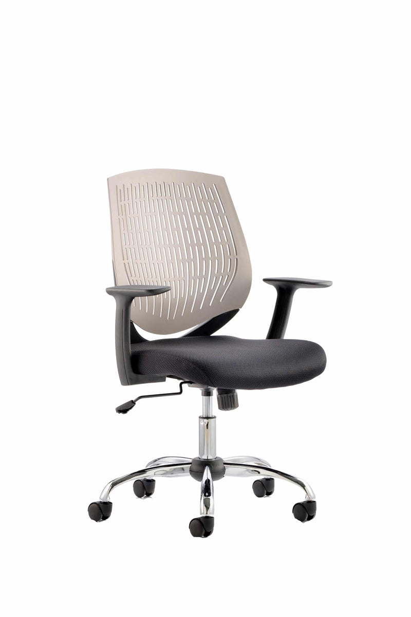 Dura Task Operator Chair Grey With Arms - NWOF