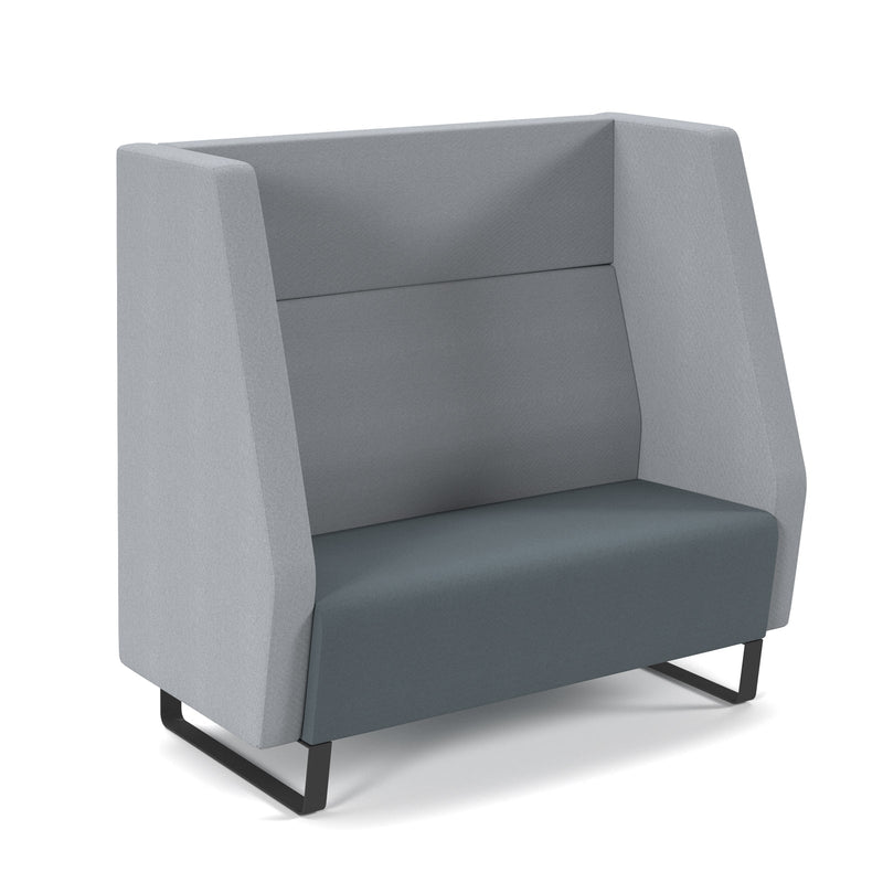 Encore² High Back 2 Seater Sofa 1200mm Wide With Black Sled Frame - NWOF