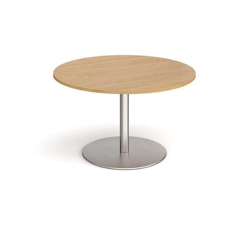 Eternal Circular Boardroom Table - Oak - NWOF