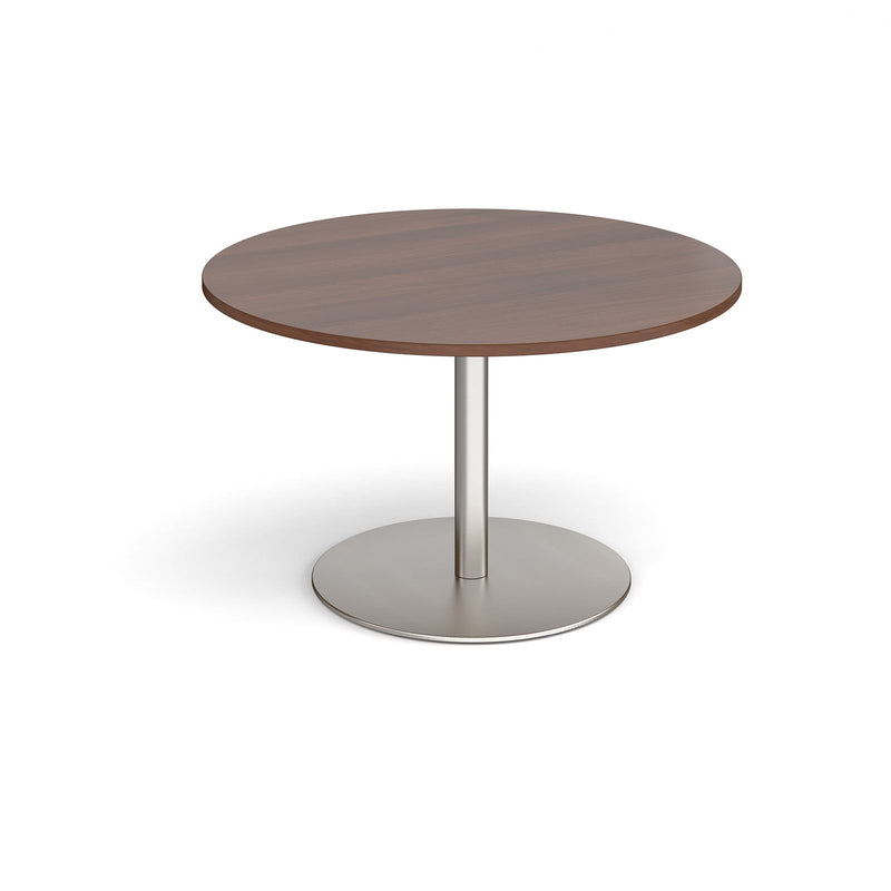 Eternal Circular Boardroom Table - Walnut - NWOF
