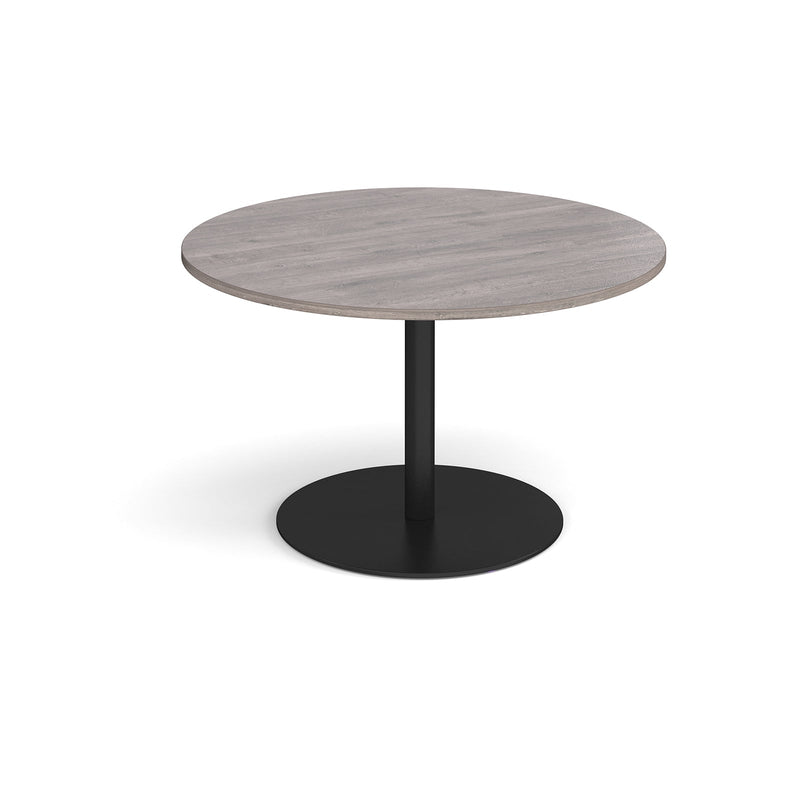Eternal Circular Boardroom Table - Grey Oak - NWOF