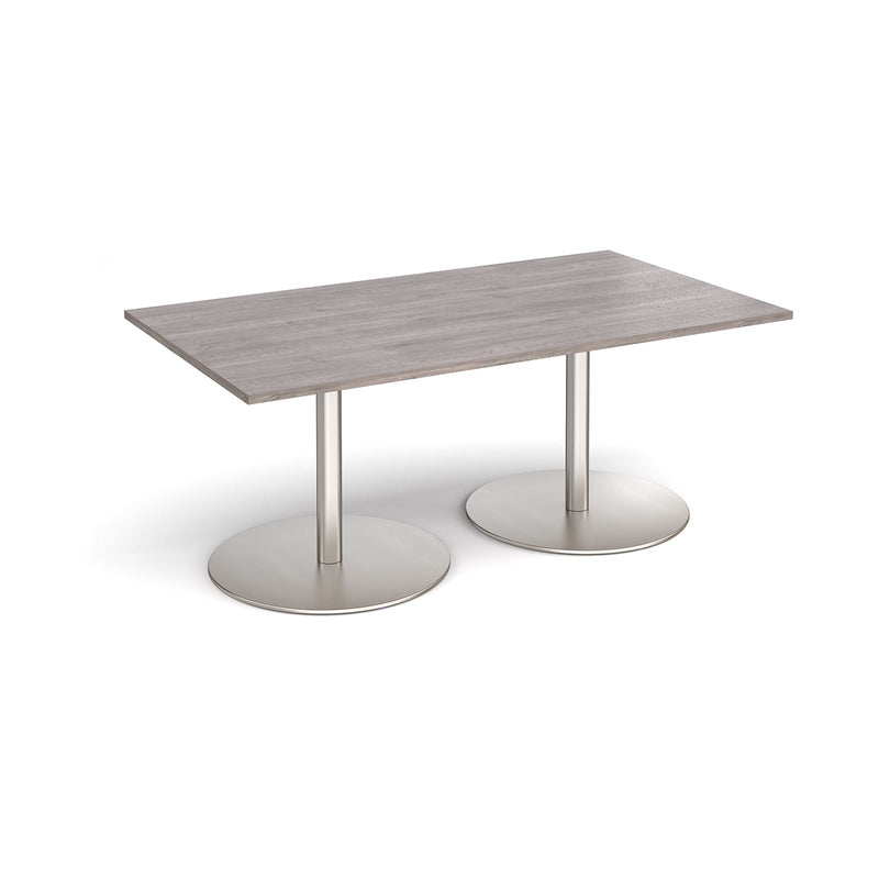 Eternal Rectangular Boardroom Table - Grey Oak - NWOF