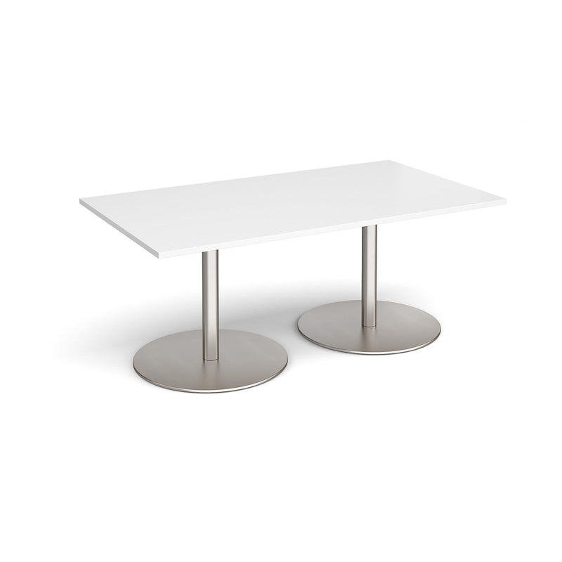 Eternal Rectangular Boardroom Table - White - NWOF