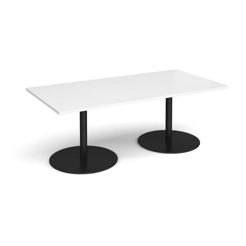 Eternal Rectangular Boardroom Table - White - NWOF