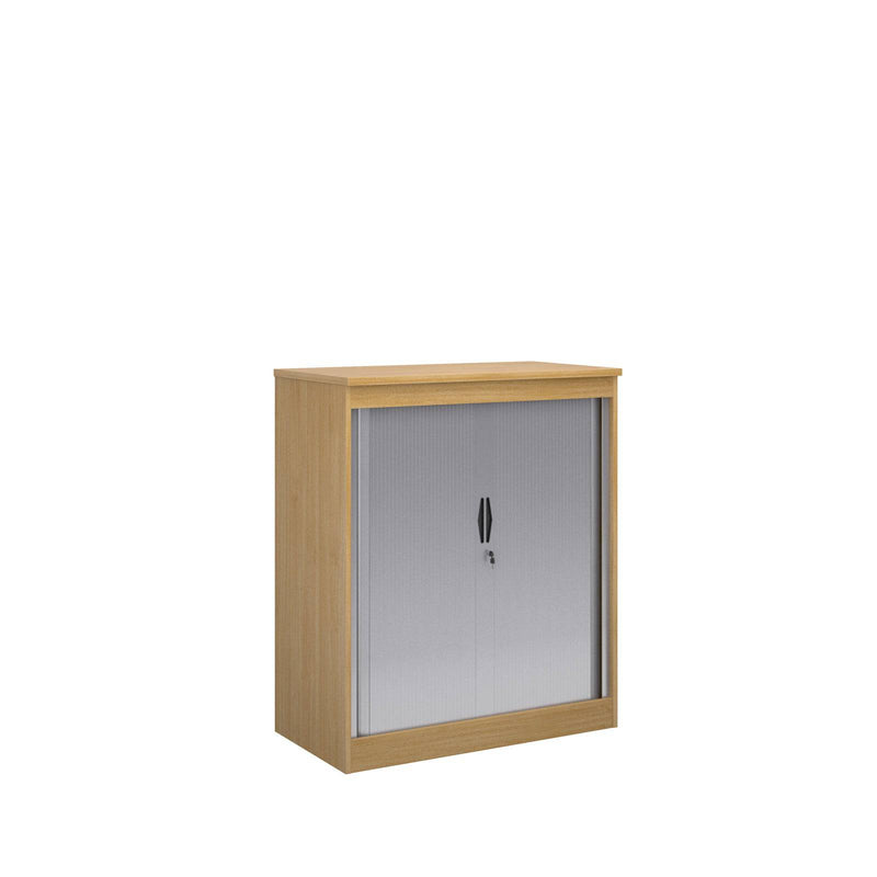 Systems Horizontal Tambour Door Cupboard - Oak - NWOF