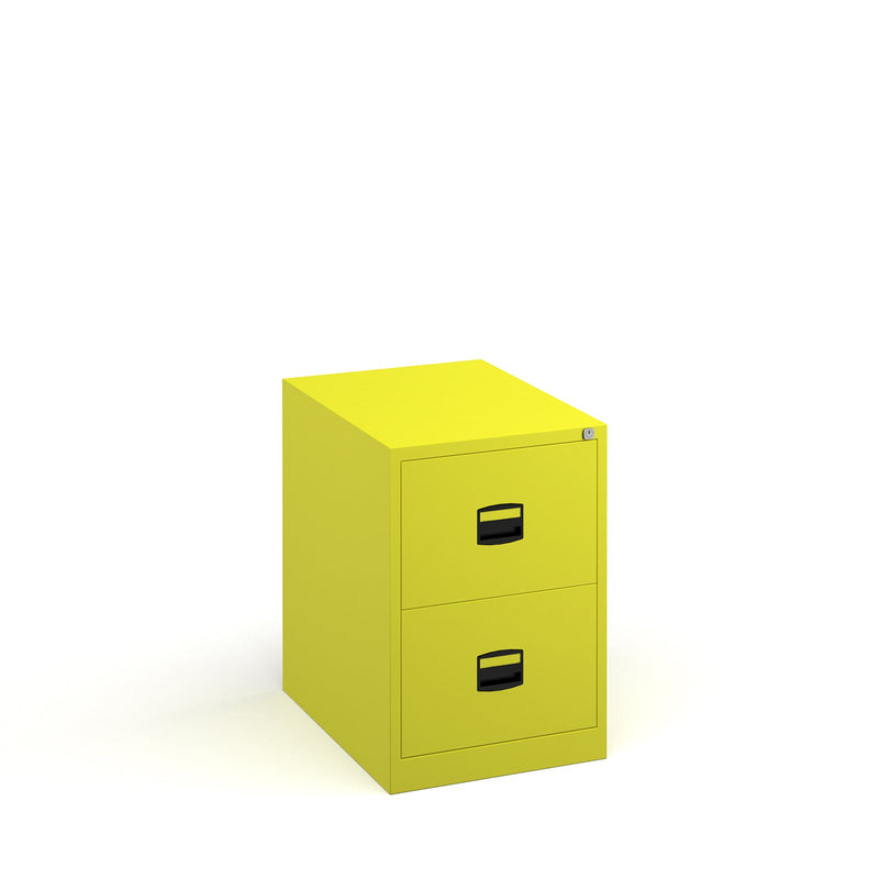Steel Contract Filing Cabinet - Yellow - NWOF