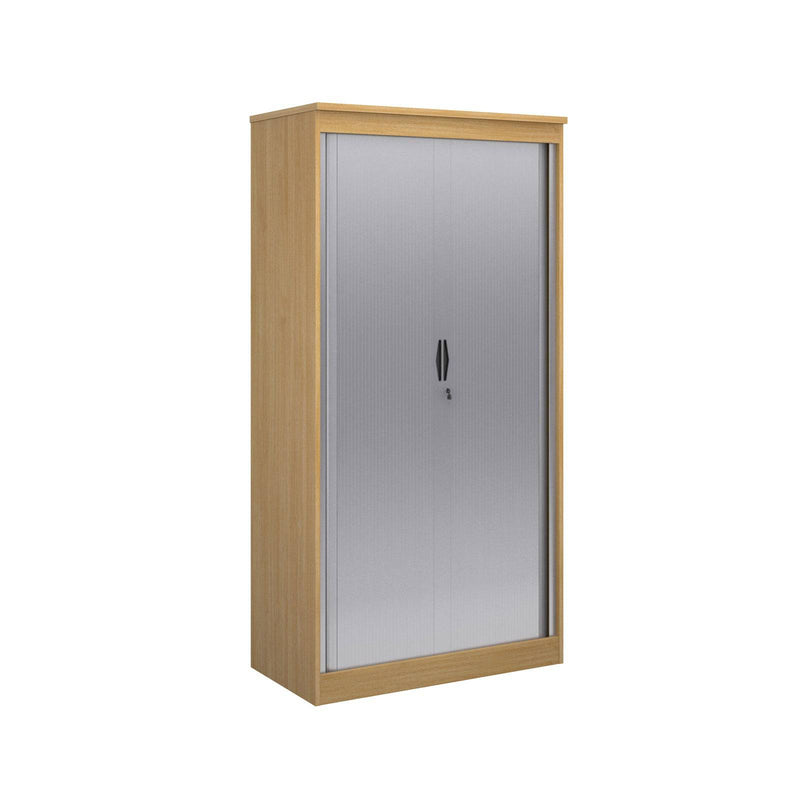 Systems Horizontal Tambour Door Cupboard - Oak - NWOF