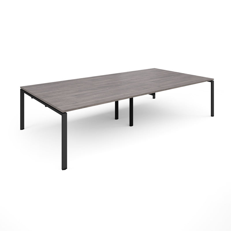 Adapt Rectangular Boardroom Table - Grey Oak - NWOF