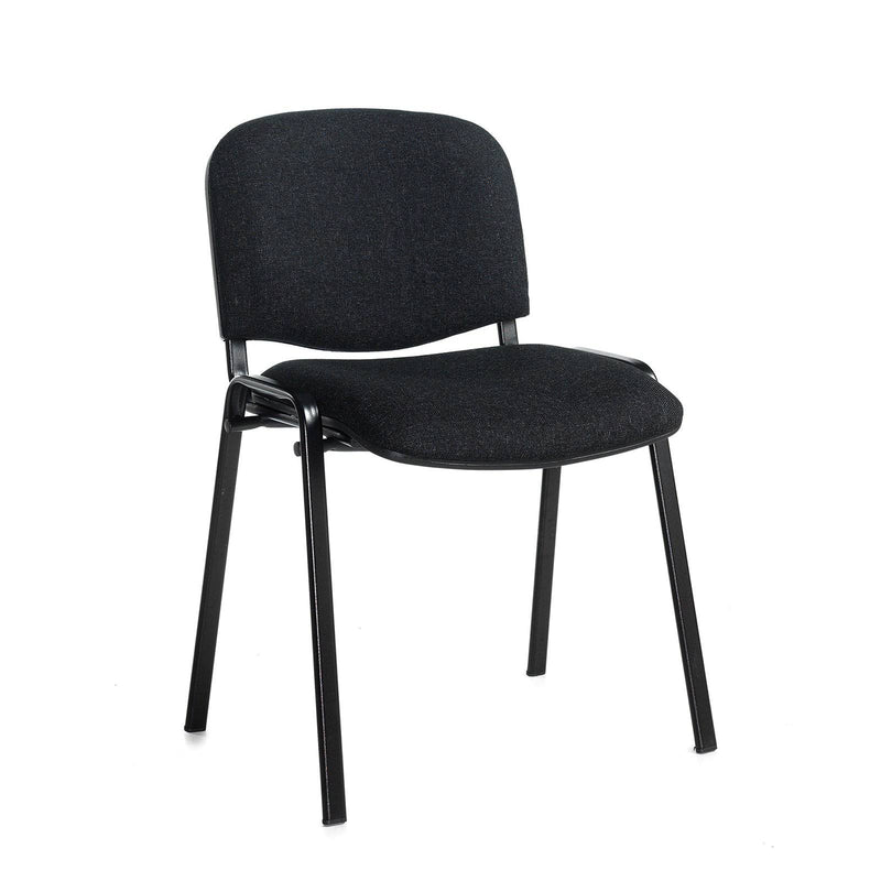 Taurus Stackable Meeting Room Chair With Black Frame - NWOF