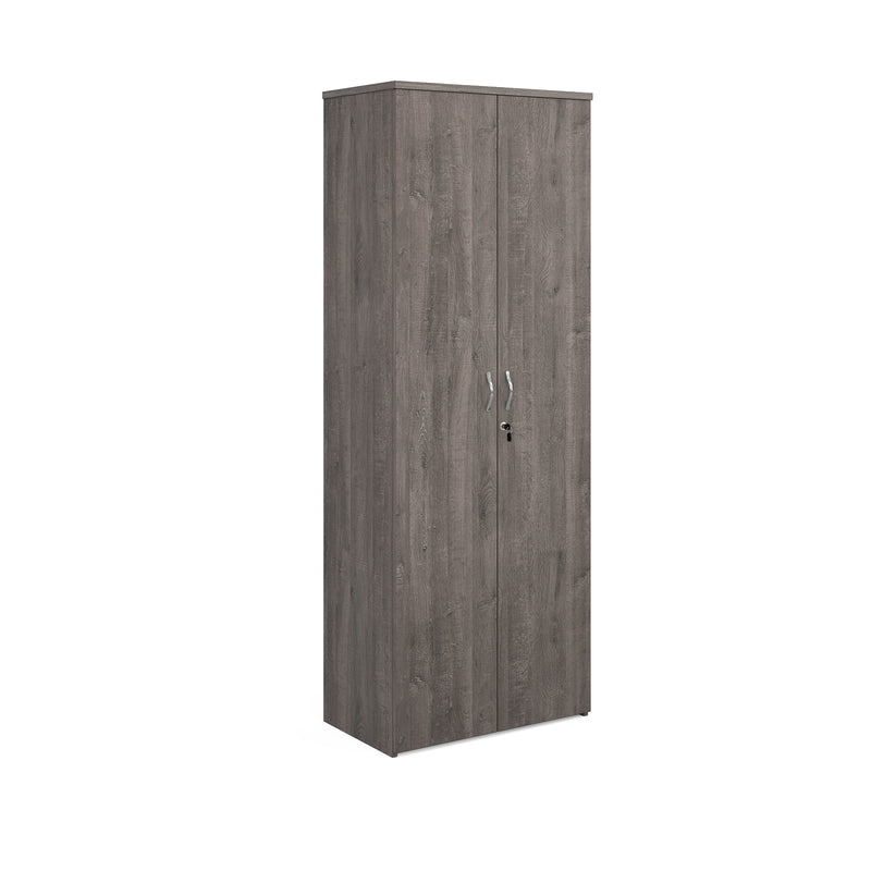Universal Double Door Cupboard - Grey Oak - Flogit2us.com