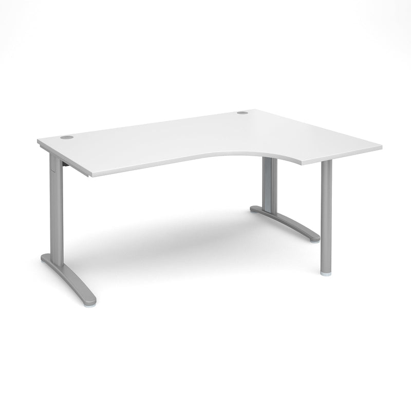 TR10 Ergonomic Desk - White - NWOF