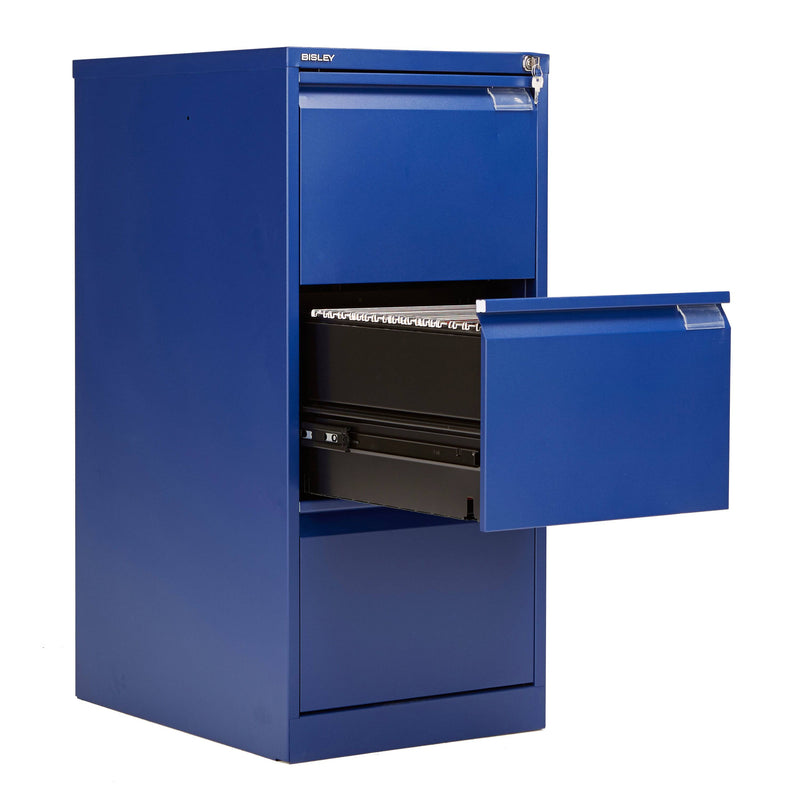 Bisley Classic Steel Filing Cabinet - Blue - NWOF
