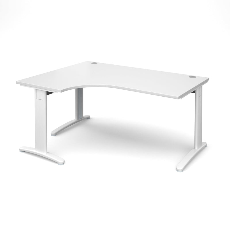 TR10 Deluxe Ergonomic Desk - White - NWOF