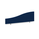Wave Desktop Fabric Screen - Blue - Flogit2us.com
