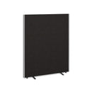 Floor Standing Fabric Screen - Charcoal - Flogit2us.com