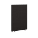 Floor Standing Fabric Screen - Charcoal - Flogit2us.com