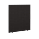 Floor Standing Fabric Screen - Charcoal - Flogit2us.com