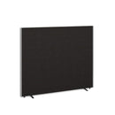 Floor Standing Fabric Screen - Charcoal - Flogit2us.com