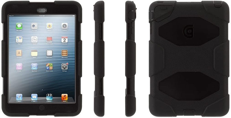 Griffin Black Survivor All-Terrain Case for iPad Mini 1/2/3 - Flogit2us.com