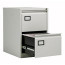 Bisley Contract Steel Filing Cabinet - Goose Grey - NWOF