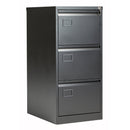 Bisley Contract Steel Filing Cabinet - Black - NWOF