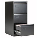 Bisley Contract Steel Filing Cabinet - Black - NWOF
