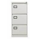 Bisley Contract Steel Filing Cabinet - Goose Grey - NWOF