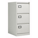 Bisley Contract Steel Filing Cabinet - Goose Grey - NWOF