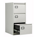 Bisley Contract Steel Filing Cabinet - Goose Grey - NWOF