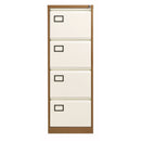 Bisley Contract Steel Filing Cabinet - Coffee & Cream - NWOF