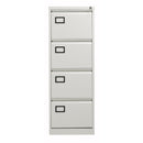 Bisley Contract Steel Filing Cabinet - Goose Grey - NWOF
