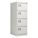 Bisley Contract Steel Filing Cabinet - Goose Grey - NWOF