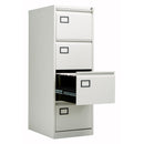 Bisley Contract Steel Filing Cabinet - Goose Grey - NWOF