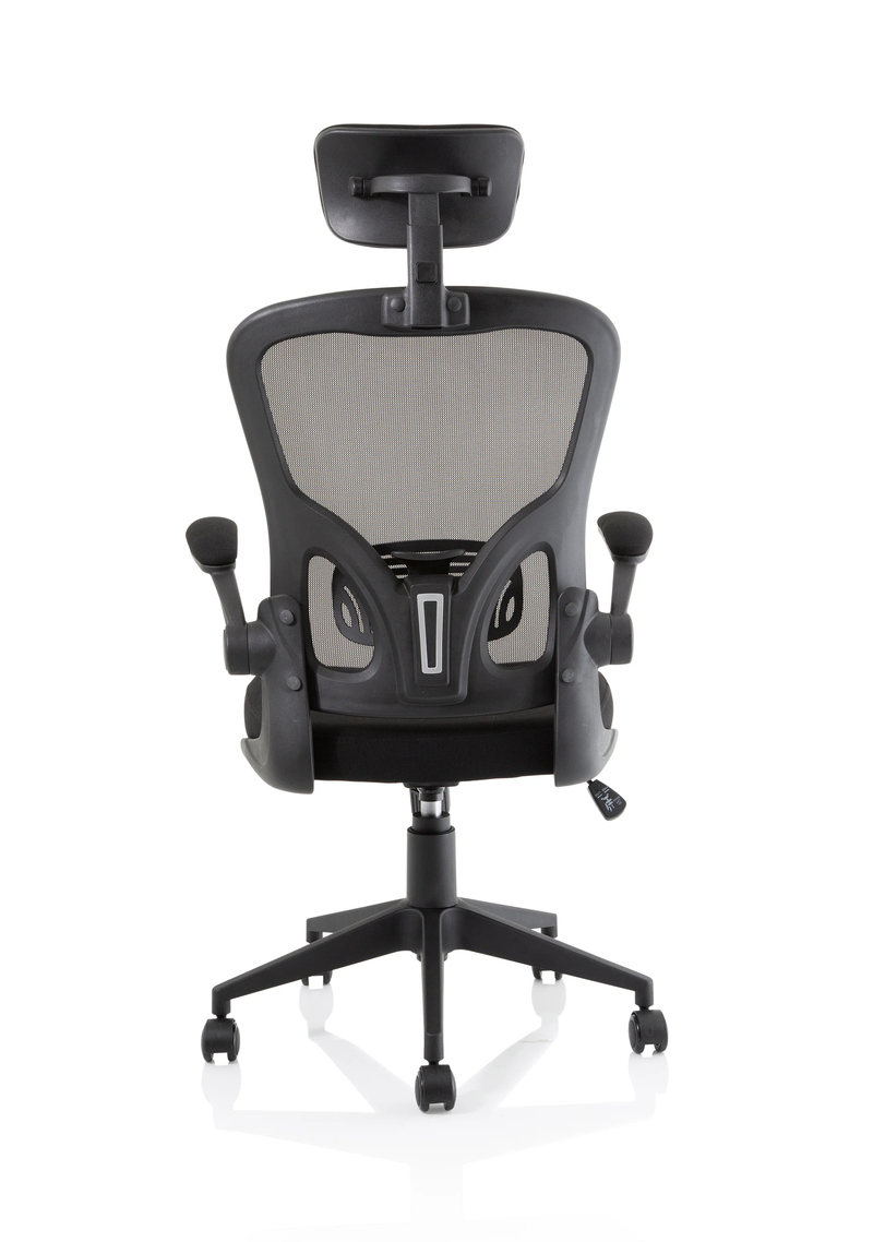 Ace Executive Mesh Chair With Folding Arms - NWOF