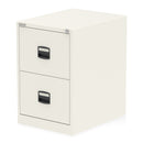 QUBE by Bisley Filing Cabinet - White - Flogit2us.com