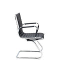 Bari Executive Visitors Chair - Black Faux Leather - Flogit2us.com