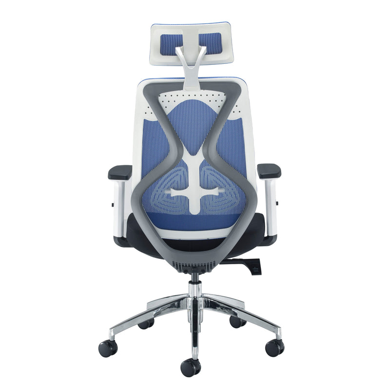 Maldini High Back Mesh Chair - Blue - NWOF