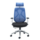 Maldini High Back Mesh Chair - Blue - NWOF