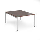 Connex Back To Back Desks - Walnut - NWOF