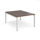 Connex Back To Back Desks - Walnut - NWOF