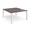Connex Back To Back Desks - Walnut - NWOF